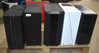 5 x Various ATX Computer Cases By Aero Cool and GameMax