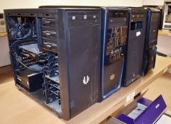 4 x Desktop Computers Featuring Motherboards, AMD and Intel Processors, Ram, USB 3.0 Sockets