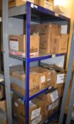 1 x Boltless Metal Storage Unit - Contents Not Included - Dimensions: H183 x W97 x D65 cms - Ref: