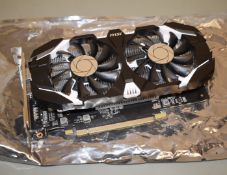 1 x MSI GeForce GTX1050 Ti 4GB Overclock Edition - Customer Return (States: Bent PCB)