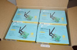 5 x TP-Link TL-WN881ND 300mbps Wireless N Pci Express Adapters - New Boxed Stock - RRP £80