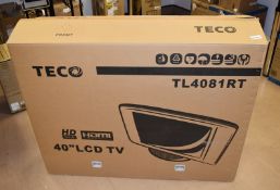 1 x Teco 40 Inch LCD HD Ready TV - Includes Original Box