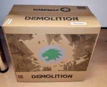 1 x Gamemax Demolition ATX Computer Case With Tempered Glass Side Panel, USB 3.0, RGB Fan Controller