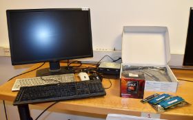 1 x Assorted Job Lot to Include Flat Screen Monitor, Two Keyboards and Mice, AMD FX8020 Processor