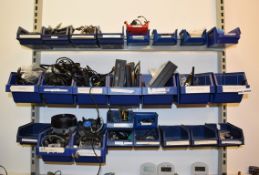 26 x Linbin Storage Containers With Contents - Includes CPU Cleaning Fluids, USB Dust Protectors