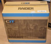 1 x CIT Raider Computer RGB ATX Gaming Case With Tempered Glass Side Panel, Fans and USB 3.0
