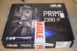 1 x Asus Prime Z390-P Motherboard For Intel LGA1151 Processors Boxed With Accessories