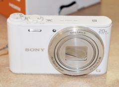 1 x Sony Cybershot DSC-WX350 Digital Camera With Original Box, Charger and Accessories