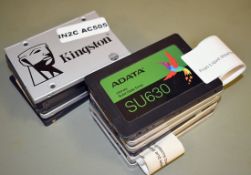 11 x SSD Hard Drives - Various Brands and Sizes - 60gb to 240gb