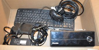 1 x Shuttle Mini PC - Previously Used For as a Door Access System - Features an Intel Pentium