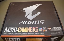 1 x Gigabyte Aorus AX370-Gaming K5 Gaming Motherboard For AM4 Ryzen Processors - Boxed With