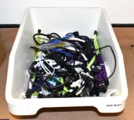 1 x Assorted Collection of Power Supply Extension Cables With Linbin Box
