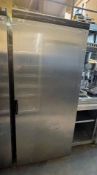1 x Mondial Single Door 640Ltr Upright Refrigerator - Stainless Steel Finish