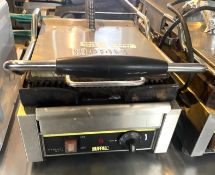 1 x Buffalo Single Contact Grill Panini Maker