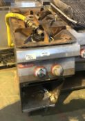 1 x Angelo Po 2 Burner Gas Cooker - 40cm Wide