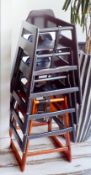 4 x Wooden Children’s High Chairs