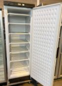 1 x Tefcold UFFS370SD Upright Commercial Storage Freezer With 7 Shelves - Dimensions: H184 x W59