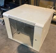 1 x Wall Mounted Rackmount Network Cabinet - Dimensions: H50 x W60 x D60 cms