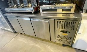 1 x Tefcold Gastro Line Three Door Countertop Refrigerator e