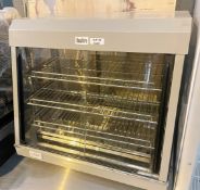 1 x Quattro Countertop Heated Display Merchandise Display Cabinet pular