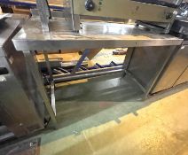 1 x Stainless Steel Prep Table - Dimensions: H89 x W120 x D65 cms