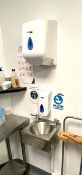 1 x Stainless Steel Wall Mounted Hand Wash Basin