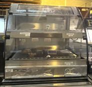1 x Countertop rigerated Food Display Merchandise Chiller - Dimensions: H60 x W62 x D48 cms