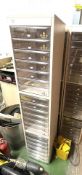 1 x Upright Drawer Organiser by D.M.C - Makers of Embroidery, Thread & Yawn, Tapestry, Crafts