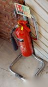 1 x Fire Extinguisher With Stand