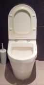 4 x Contemporary Toilet Basins With Seats