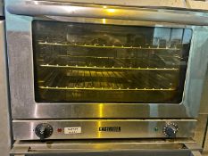 1 x Gastrotek Countertop Commercial Oven With a Stainless Steel Finish