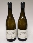 2 x Bottles of 2019 Puligny-Montrachet 1En Cru - Les Folatieres - Retail Price £400 - Ref: WAS491/
