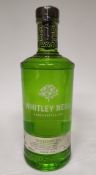 1 x Bottle of Whitley Neill Gooseberry Gin - 70cl - Retail Price £24 - Ref: WAS483/CR12 - CL866 -