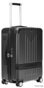 1 x MONTBLANC Polycarbonite Hand Luggage Cabin Trolley (55cm) - Original RRP £690.00