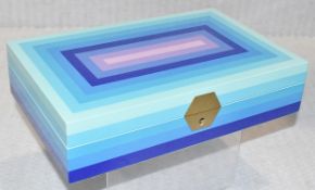 1 x JONATHAN ADLER 'Sorrento' Luxury Velvet-lined Jewellery Box - Original Price £325.00
