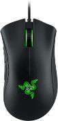 1 x Razer DeathAdder Ergonomic Wired USB Gaming Mouse - True 6,400 DPI Optical Sensor - Brand New