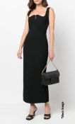 1 x ASPINAL OF LONDON The Resort Leather Bag In Smooth Black - Boxed - Original RRP £525 - Ref:
