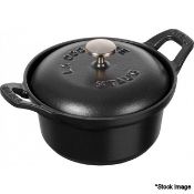 1 x STAUB Round Cocotte Vintage Casserole 12Cm 4 3/4