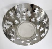 1 x ALESSI 'Girotondo' Designer Stainless Steel ‘Nachos’ Bowl - Made In Italy - Ref: GRG007 /