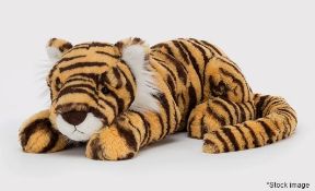 2 x JELLYCAT Large Premium Branded Cuddly Plush Soft Toys - Tiger & Dragon - Total Value £120.00