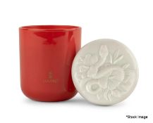 1 x LLADRO Snake Candle - A Secret Orient - Glass Candle Holder With Porcelian Lid And Scented