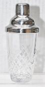 1 x SOHO HOME Barwell-Cut Crystal Martini Shaker - Original Price £105.00 - Unused Boxed Stock