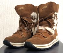 1 x Pair of Designer Olang Women's Winter Boots - Tanya 85 Cuoio - Euro Size 40 - New Boxed