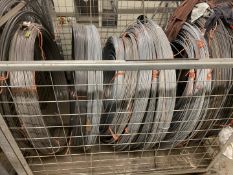 1 x Pallet Sized Metal Cage Containing a Quantity of Metal Wire Bundles