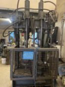 1 x Brooke Crompton Hydraulic Freestanding Double Press With Guard Cage