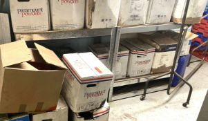 2 x Galvanised Steel Shelf Units