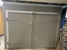 1 x Industrial Powder Coat Oven With Double Doors - Heavy Duty Unit of Excellent Quality
