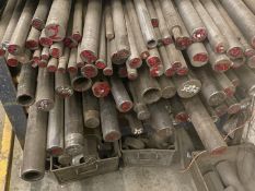 Approx 100 x Rollers For Forming Springs - Includes Storage Rack as Pictured