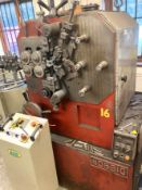 1 x Bobbio BTS400 Spring Coiling Machine With ASEL HRM400 Electric Reel Wire Feed Machine