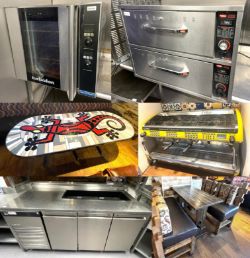 Contents of a Popular Mexican Themed Restaurant Located in Sheffield, S9 - Features Oven, Griddle, Refrigeration, Coffee Machine, Tables, Chairs